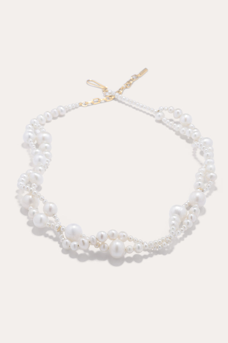 Edo - Pearl and Recycled Gold Vermeil Necklace