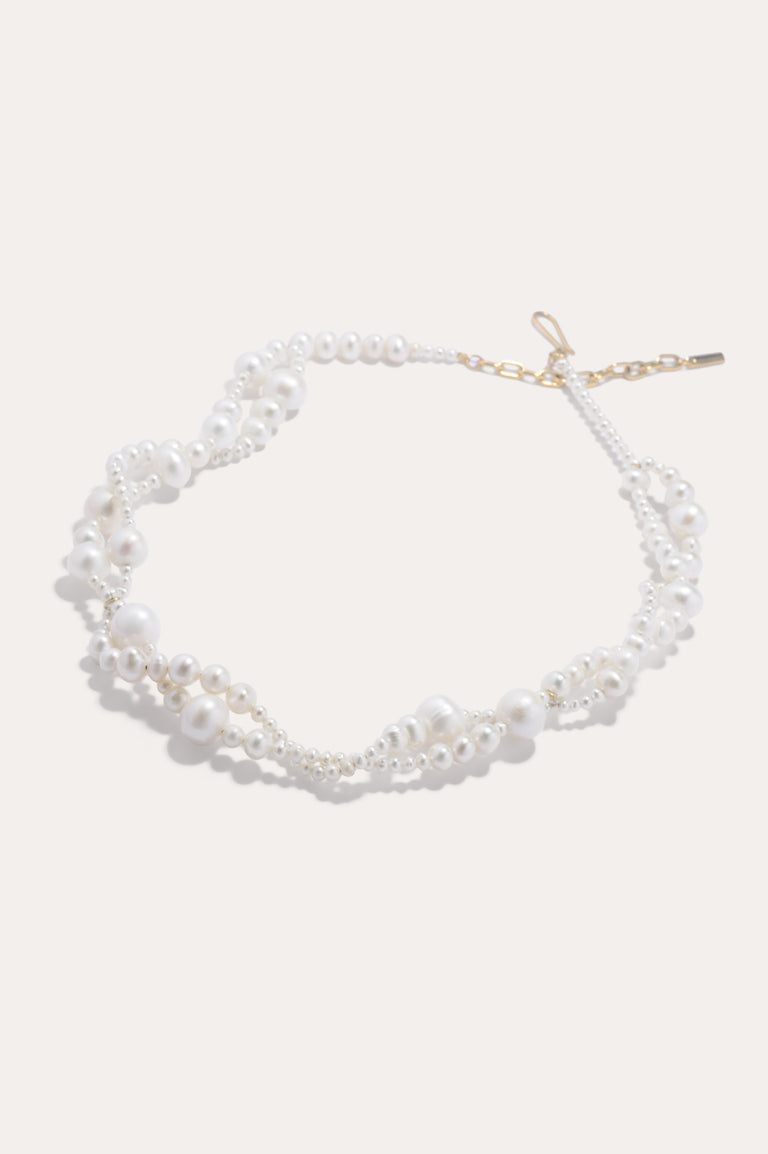 Edo - Pearl and Recycled Gold Vermeil Necklace