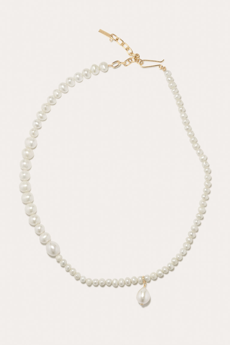 P229 - Collier perles et vermeil or recyclé
