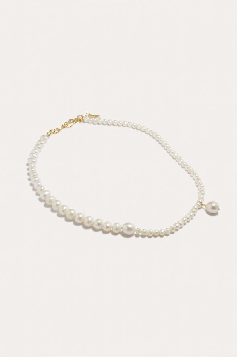 P229 - Collier perles et vermeil or recyclé