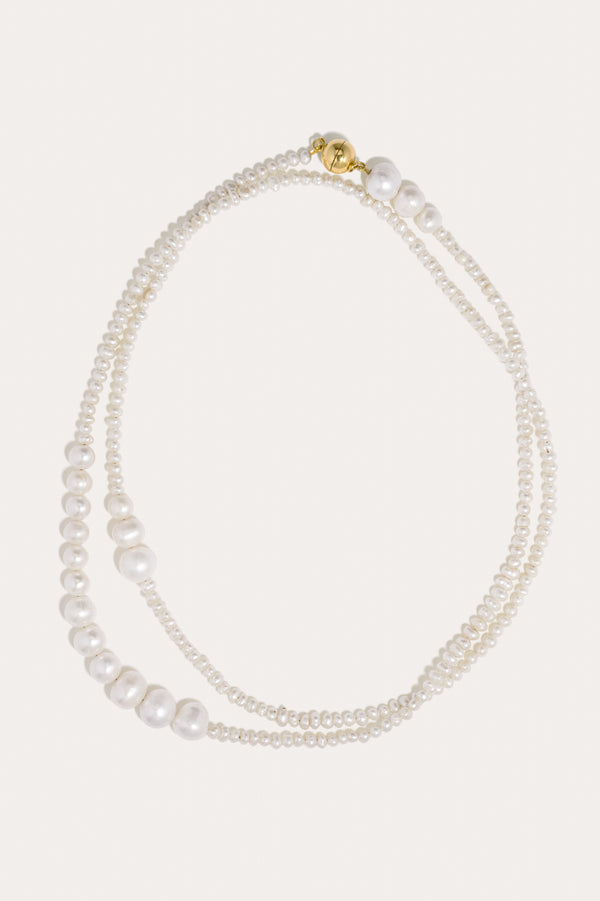 P250 - Collier Perle et Vermeil d'Or Recyclé