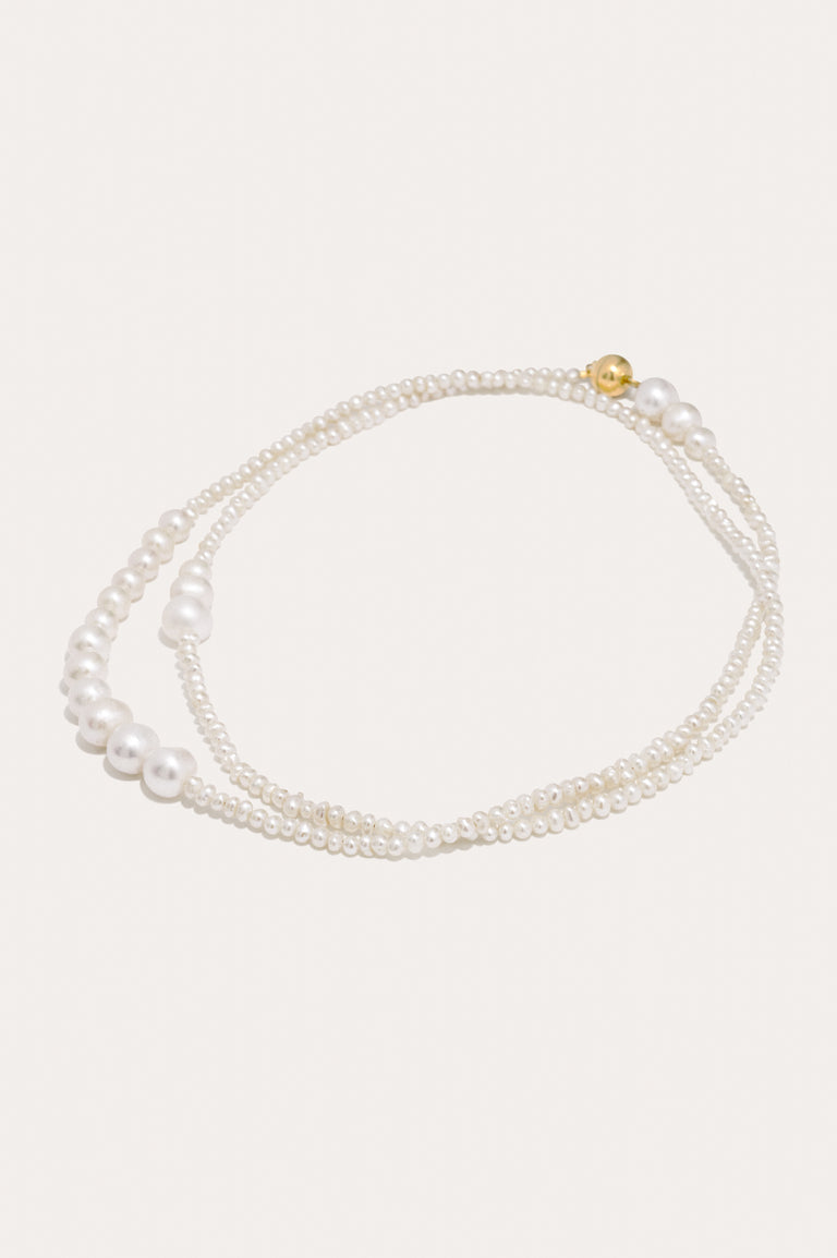 P250 - Collier Perle et Vermeil d'Or Recyclé
