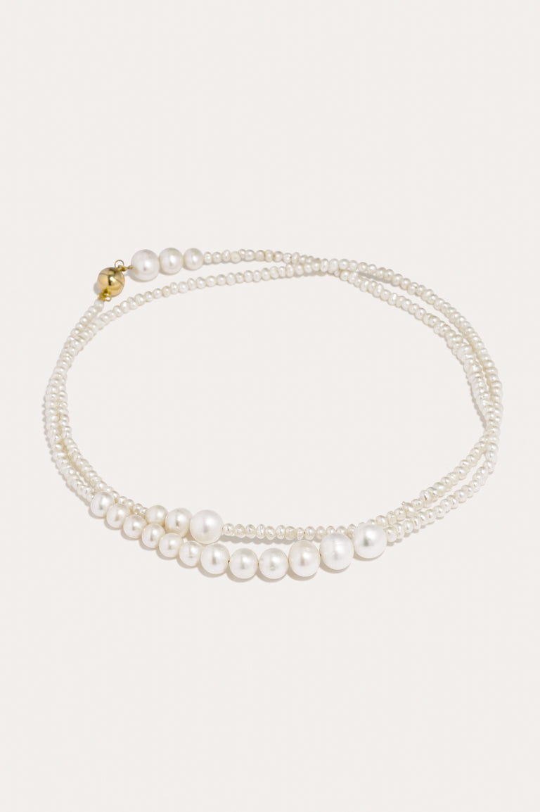 P250 - Collier Perle et Vermeil d'Or Recyclé