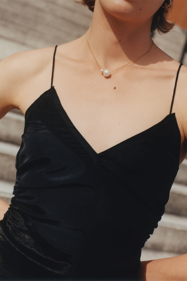 One [Blank] Can Change the World - Pearl and Recycled Silver Pendant