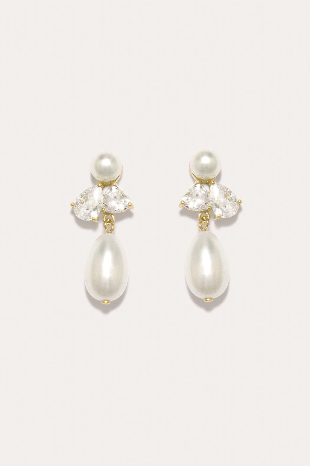 Infinity's Reversal - Pearl and Zirconia Recycled Gold Vermeil Earring ...