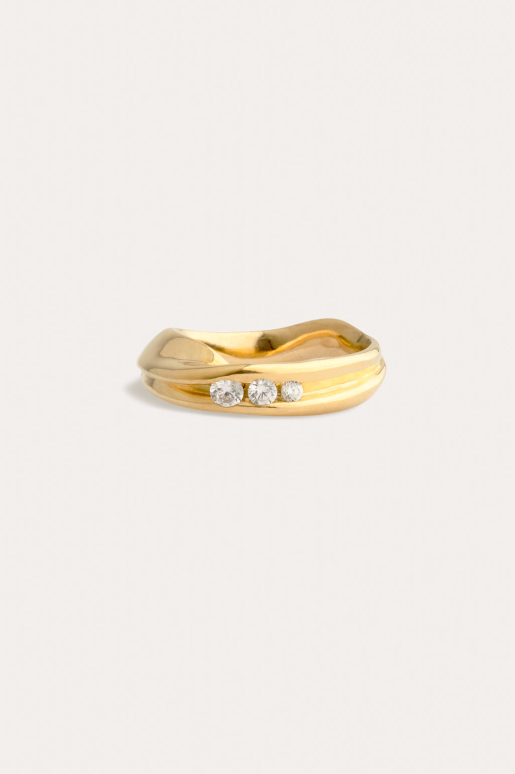 Los Límites de lo Posible 18 Carat Yellow Gold Diamond Ring