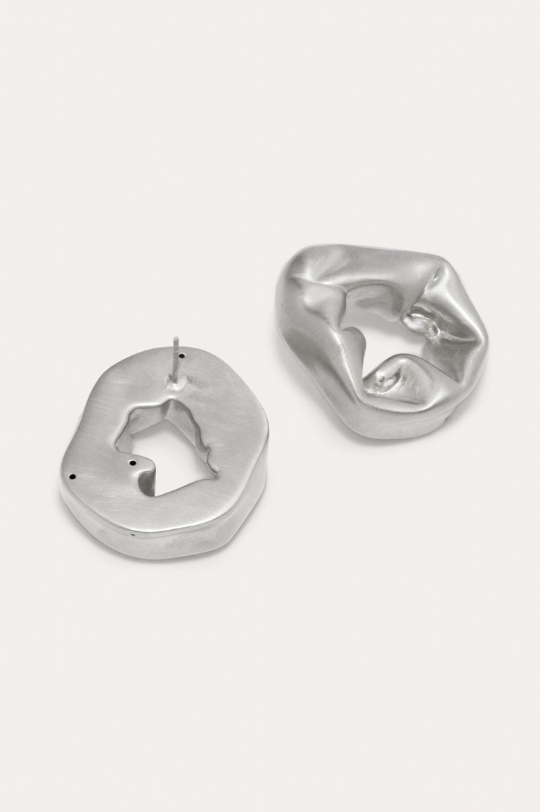 Scrunch - Boucles d'oreilles en argent recyclé