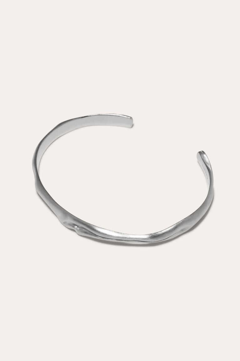 Deflated ("Do Not Inflate") - Platinum Plated Cuff