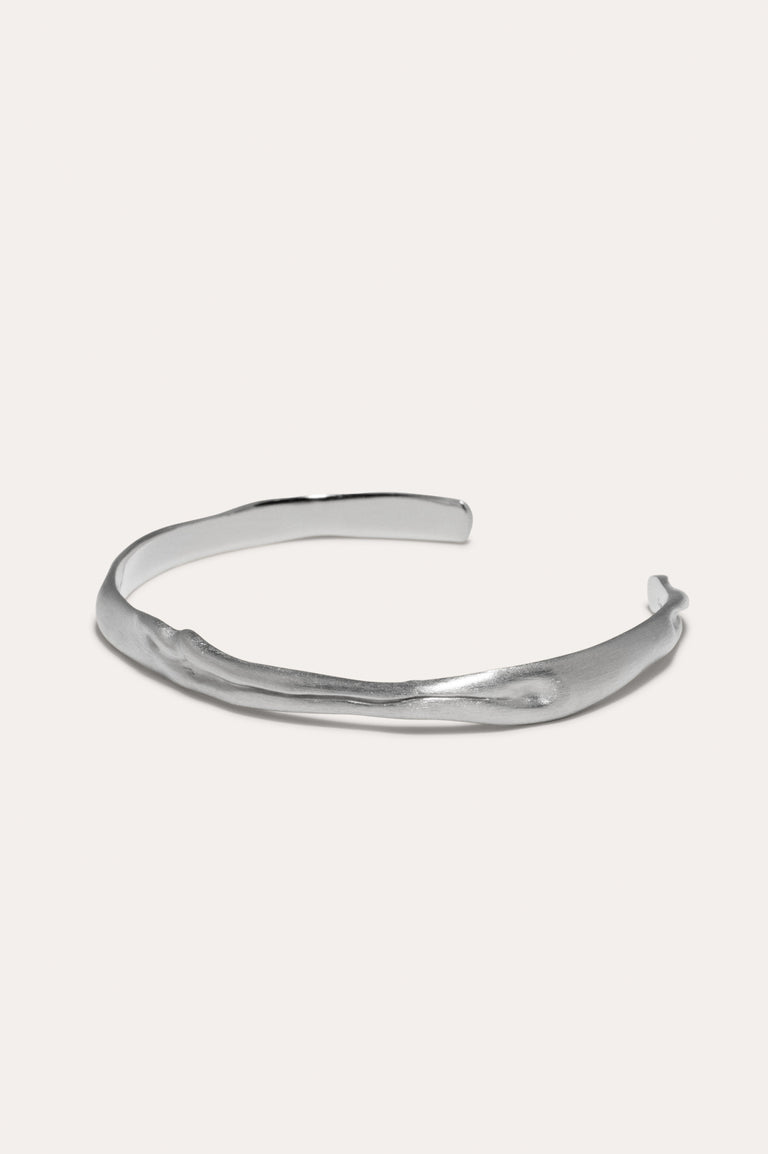 Deflated ("Do Not Inflate") - Platinum Plated Cuff