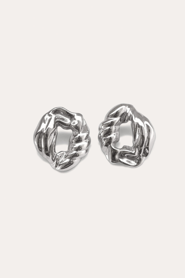 Destination inconnue - Boucles d'oreilles en argent recyclé