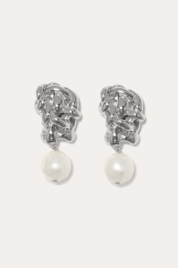 Les Chemins de la Mémoire - Boucles d'oreilles en perles et argent recyclé