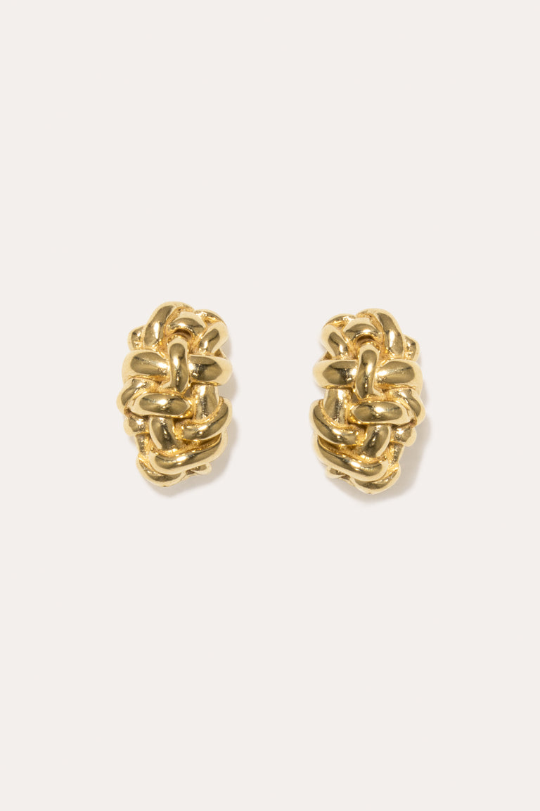 The Paths of Memory - Gold Vermeil Earrings