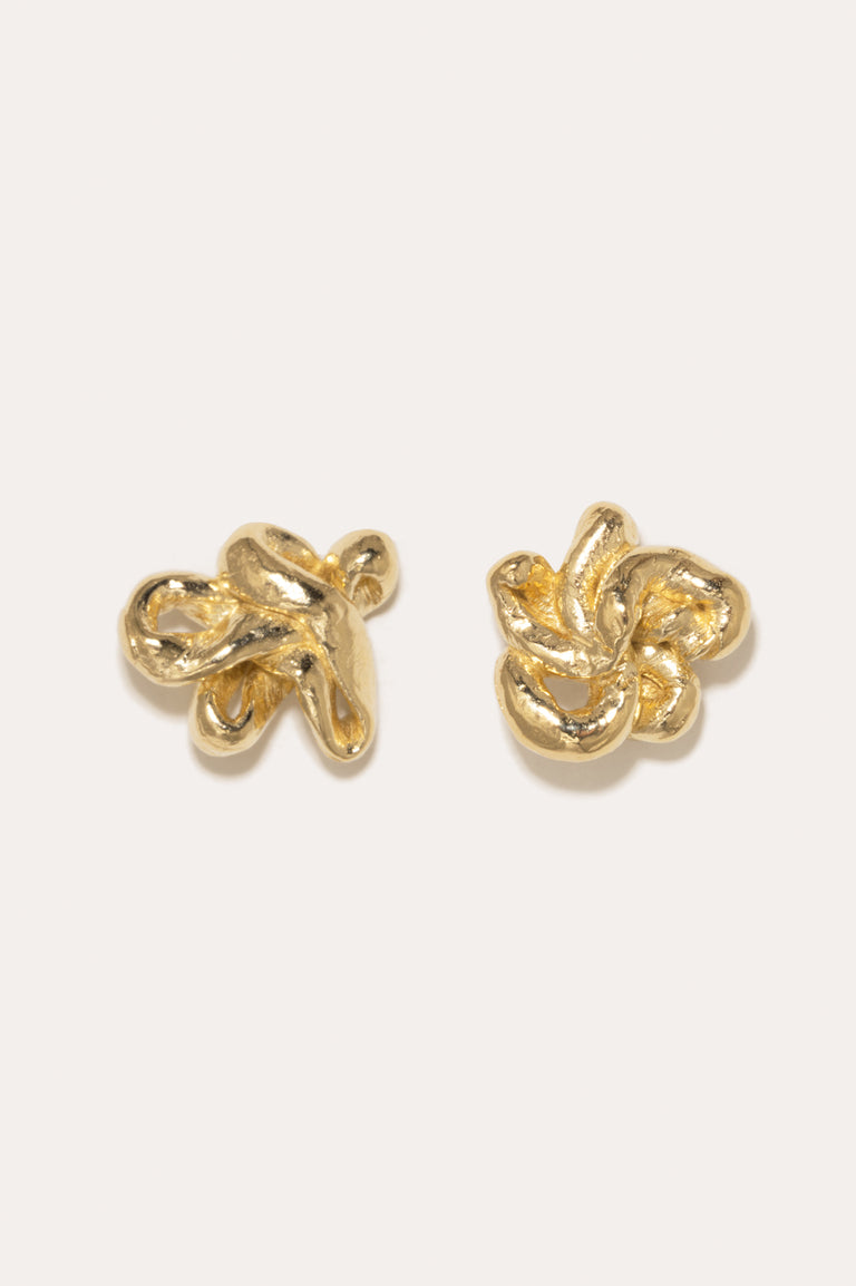 Hideaway - Gold Vermeil Earrings