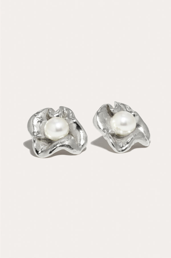Odyssée onirique - Boucles d'oreilles en perles et argent recyclé