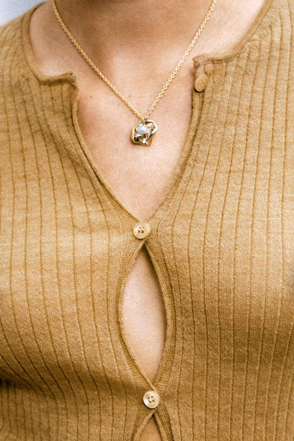 Odyssée de rêve - Pendentif Perle et Vermeil Recyclé