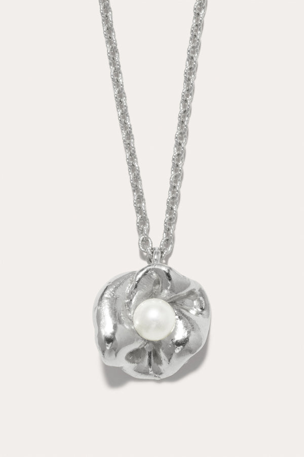 Odyssée onirique - Pendentif en perle et argent recyclé