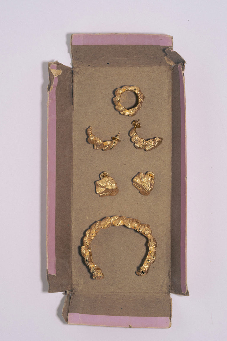 Buttercream (Or, The Icing on the Cake) - Gold Plated Earrings