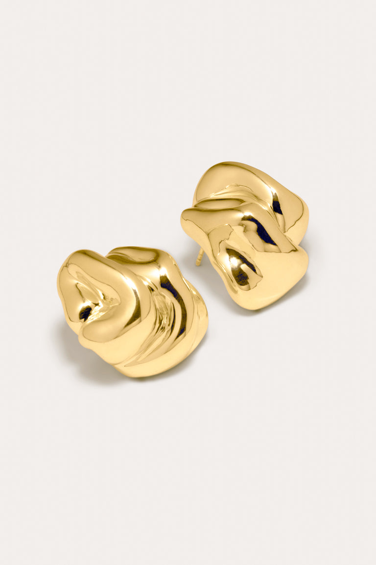 Knoll - Recycled Gold Vermeil Earrings