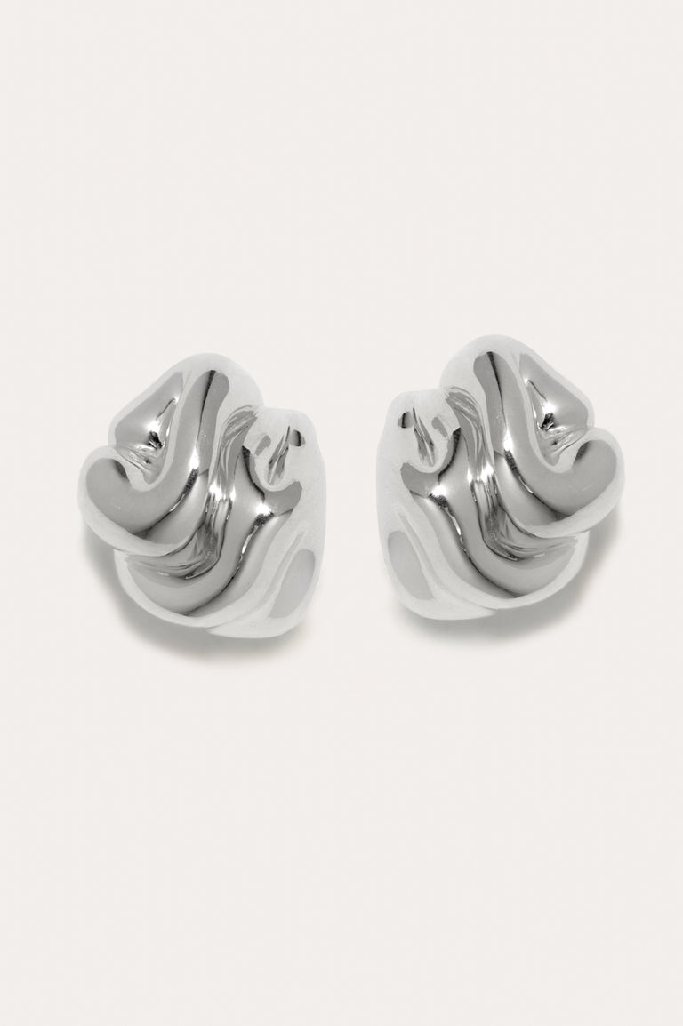 Knoll - Recycled Silver Earrings