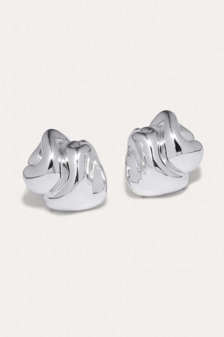 Knoll - Recycled Silver Earrings