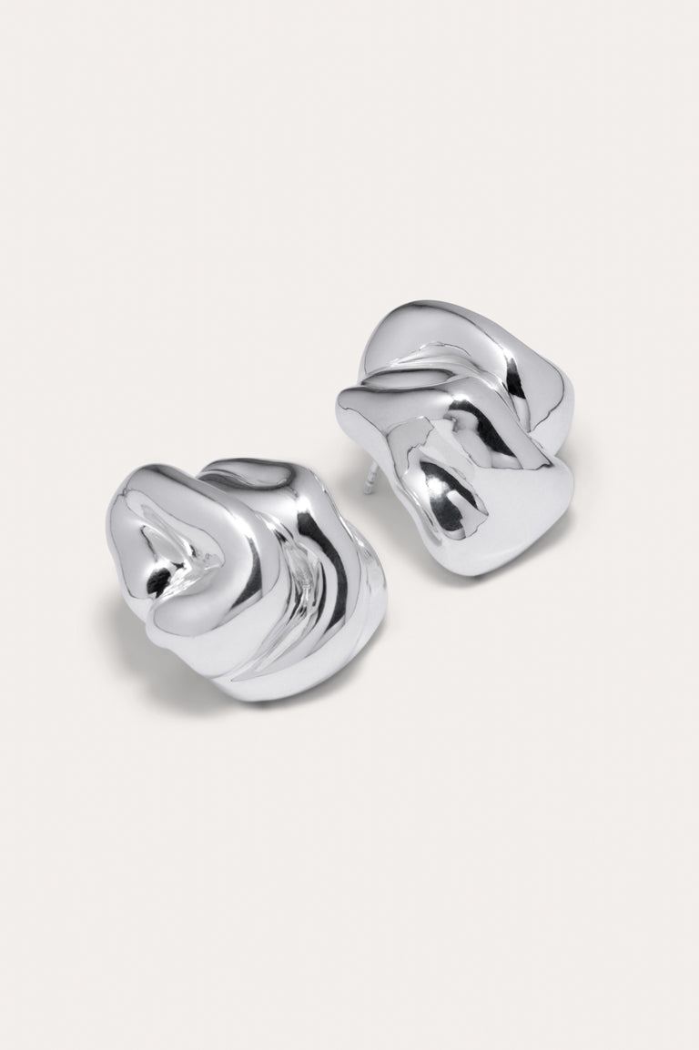 Knoll - Recycled Silver Earrings