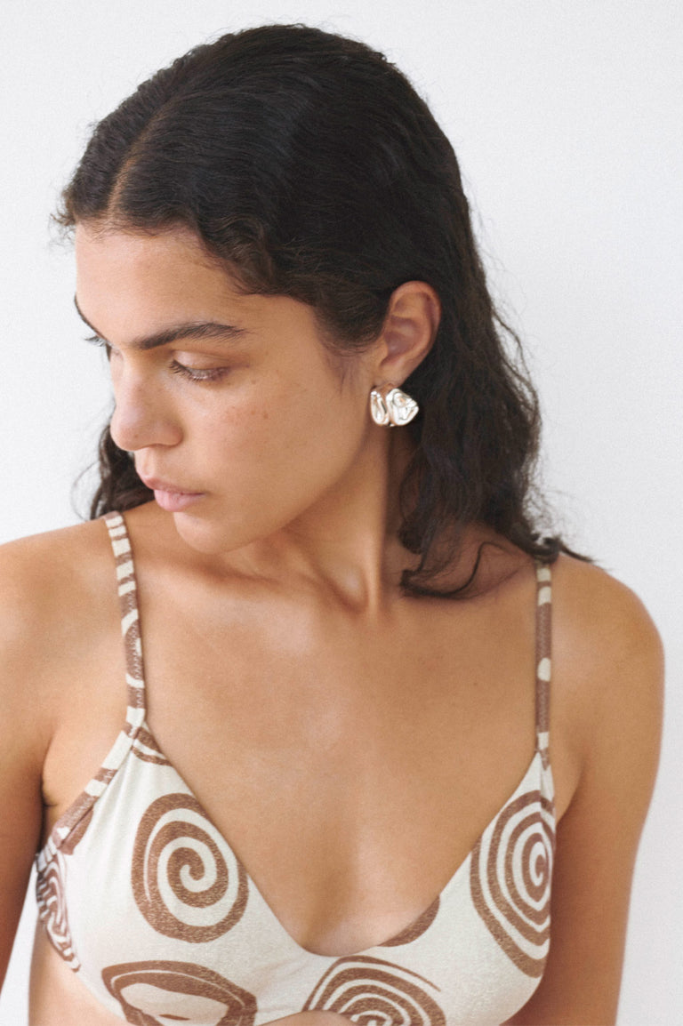 Knoll - Recycled Silver Earrings