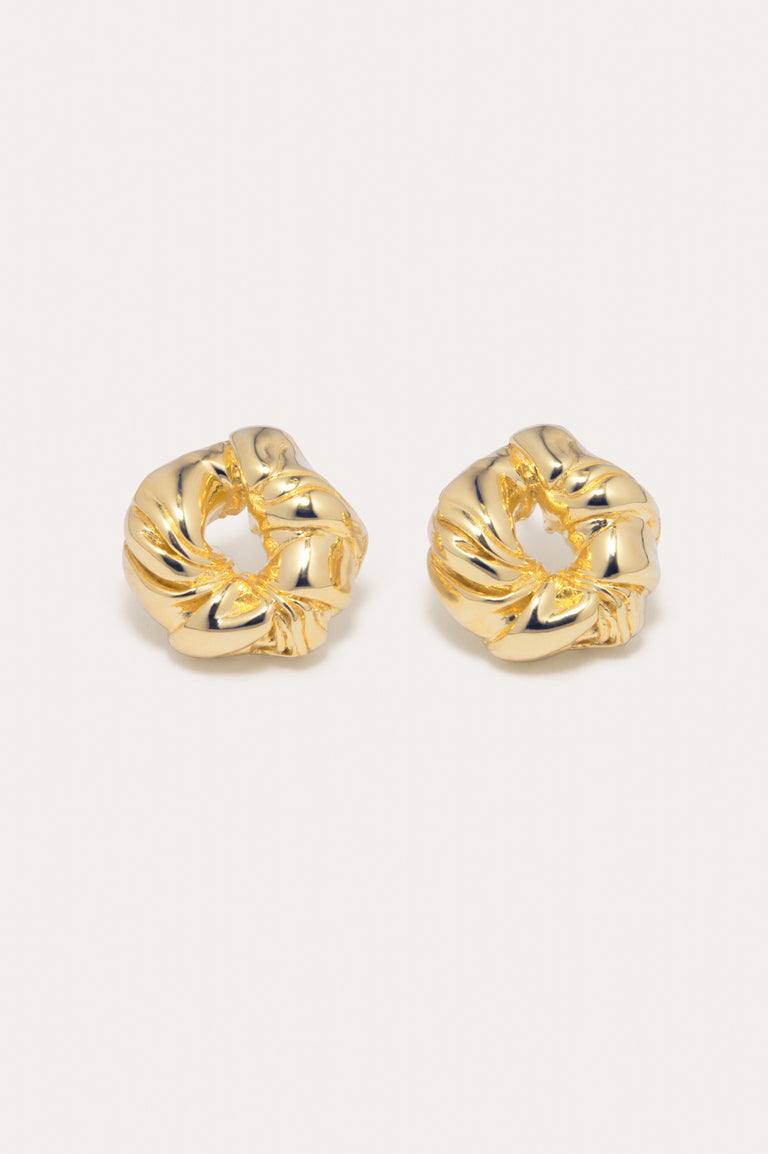 Things Find Their Place When They Fall Apart - Recycled Gold Vermeil Earrings