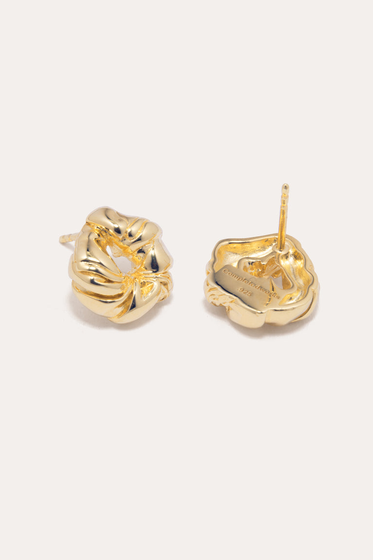 Things Find Their Place When They Fall Apart - Recycled Gold Vermeil Earrings