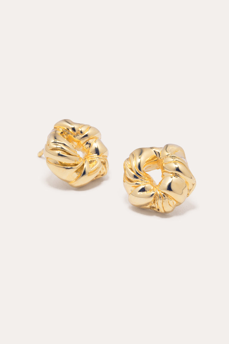 R2216 - Recycled Gold Vermeil Earrings