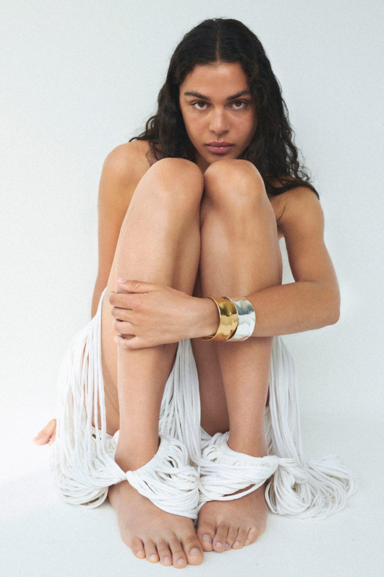 Soggy Envelope - Gold Plated Cuff