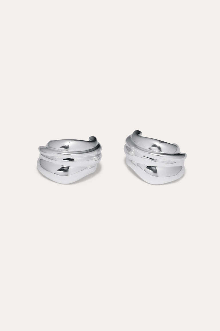 Rivage - Boucles d'oreilles en argent recyclé
