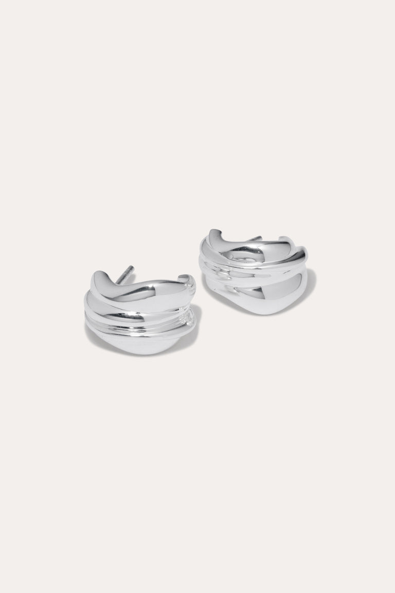 Rivage - Boucles d'oreilles en argent recyclé