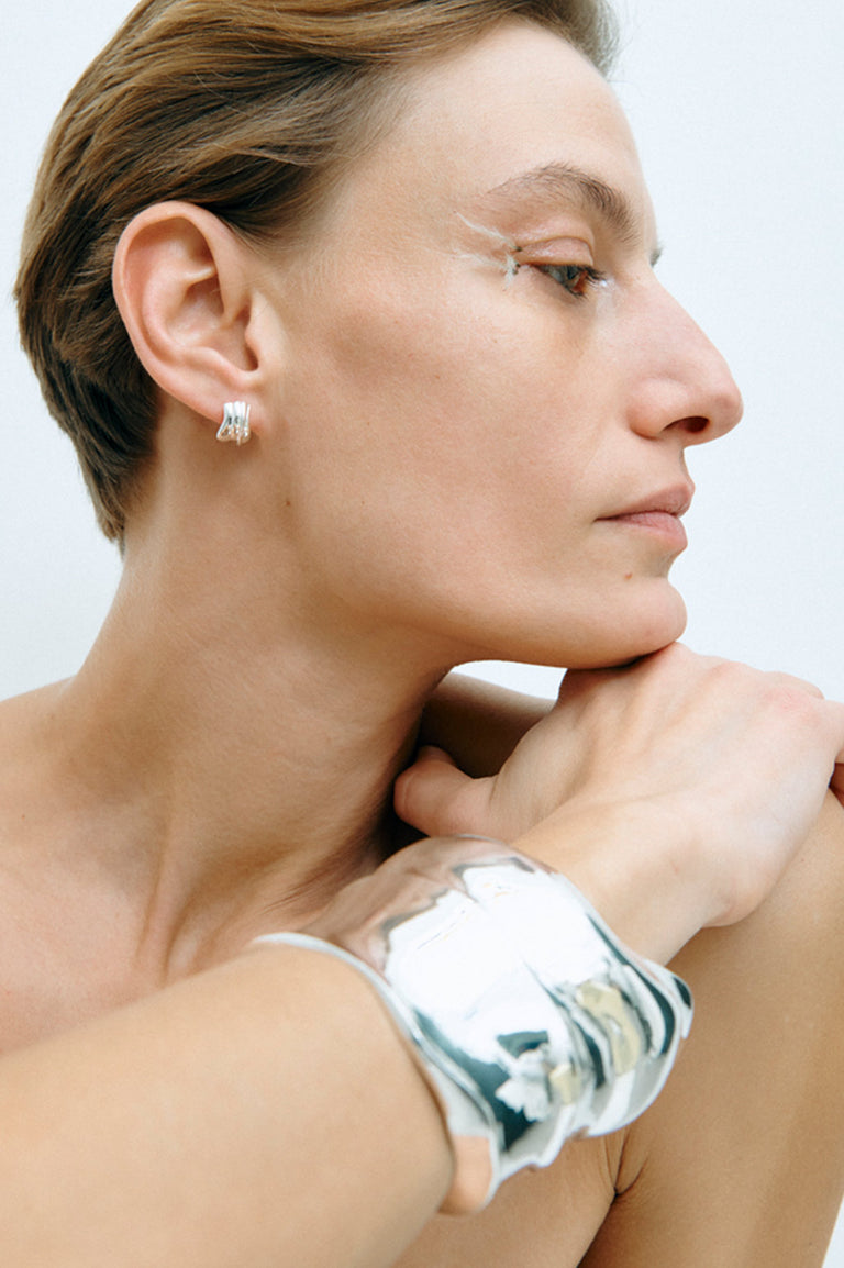 Rivage - Boucles d'oreilles en argent recyclé