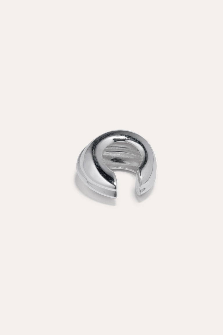 Est-ce captivant ? - Lot de 3 boucles d'oreilles manchette plaquées argent