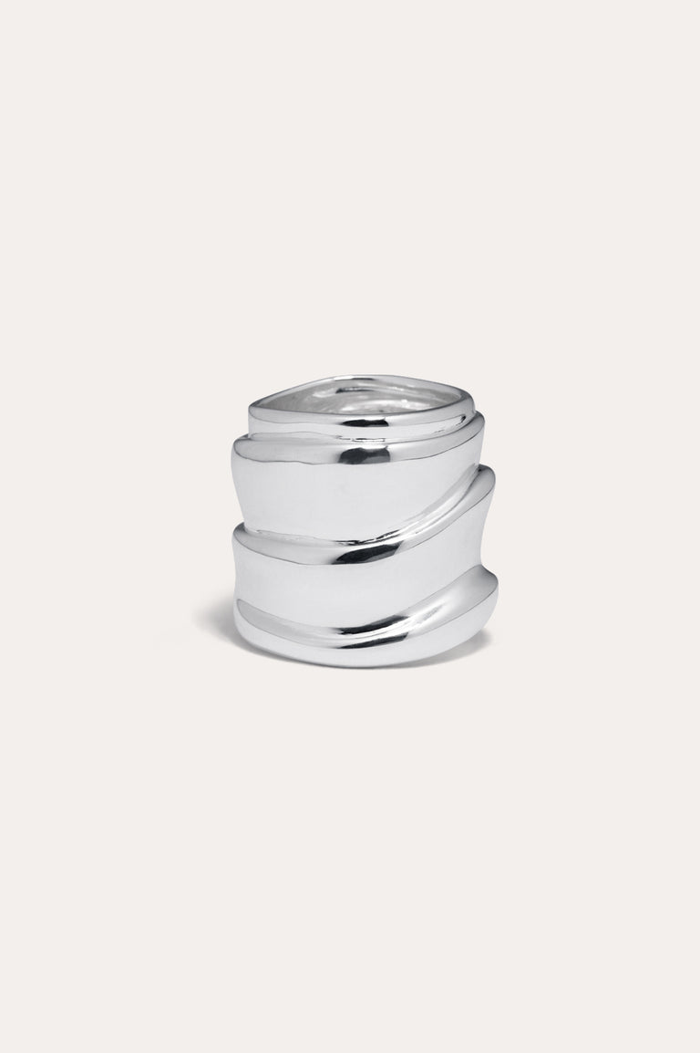 Estran - Bague en argent recyclé