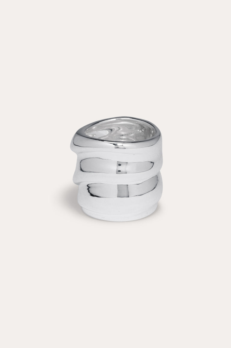 Estran - Bague en argent recyclé