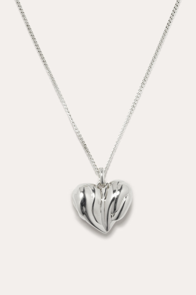 Love Don't Lie - Recycled Silver Pendant
