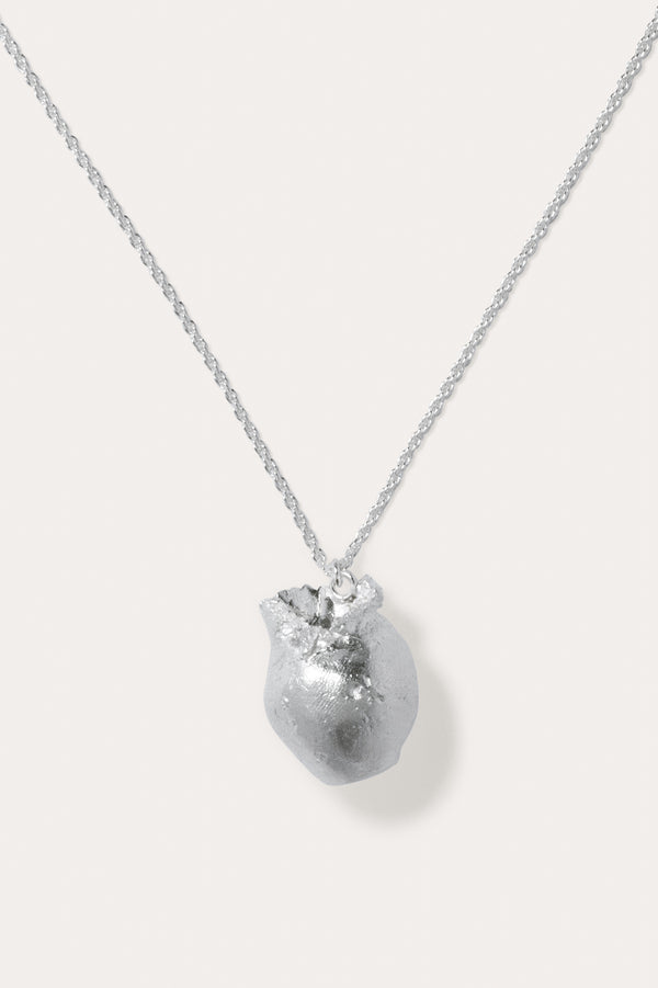 Clay - Silver Plated Pendant