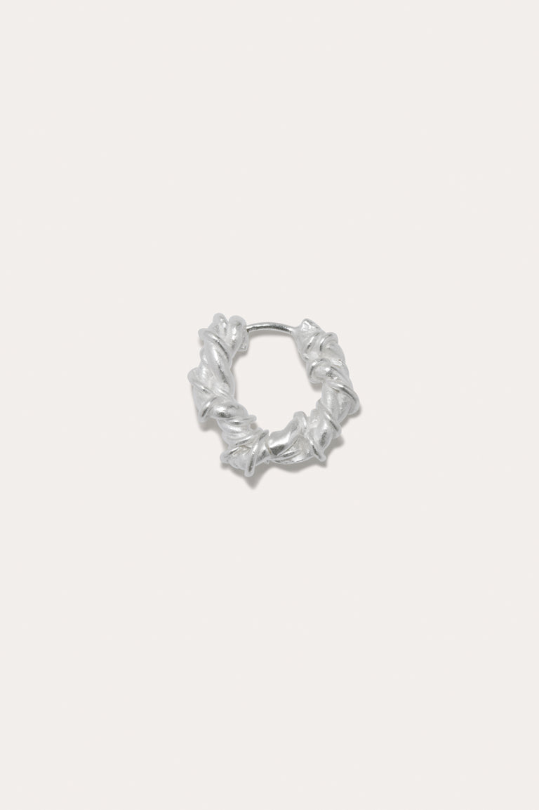 The Fates Were Interwoven - Silver Plated Single Earring