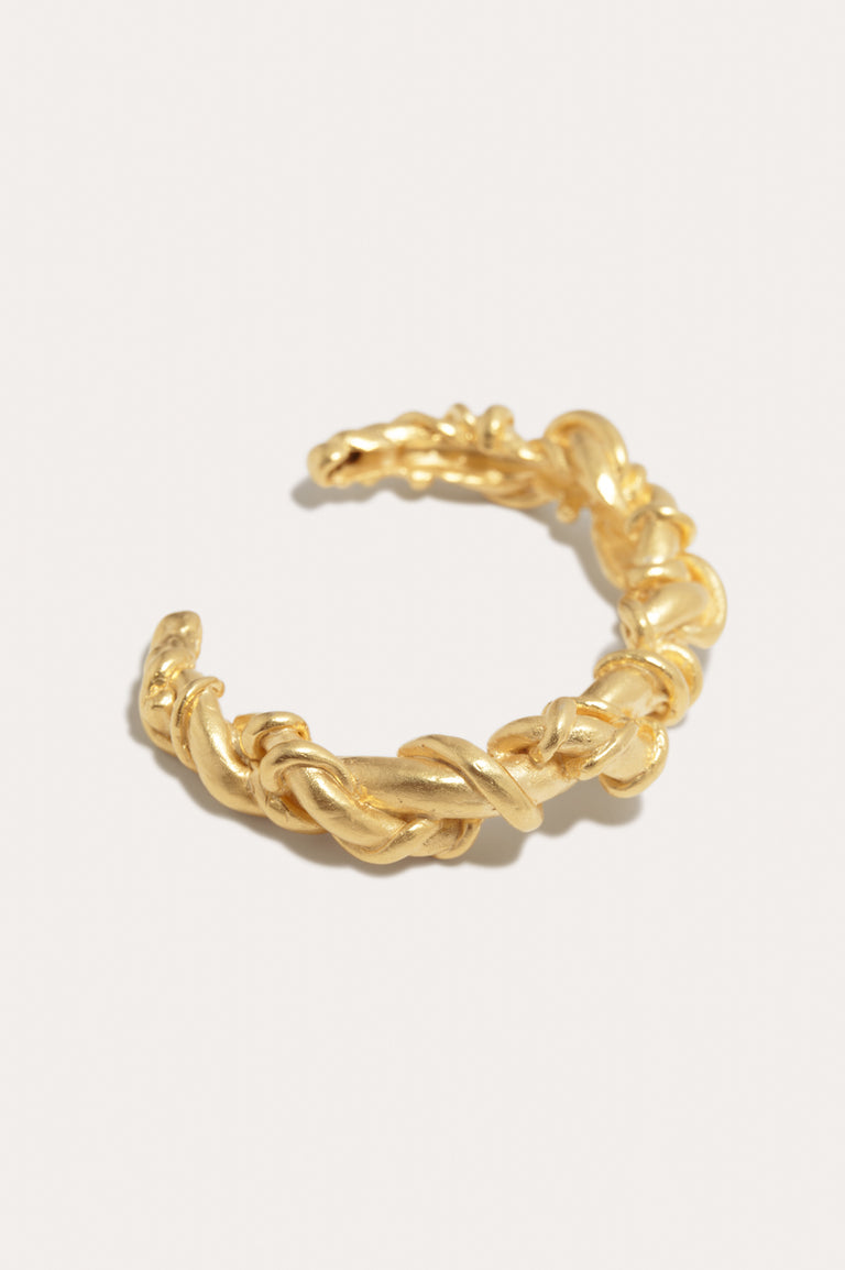 Labyrinth - Gold Plated Cuff