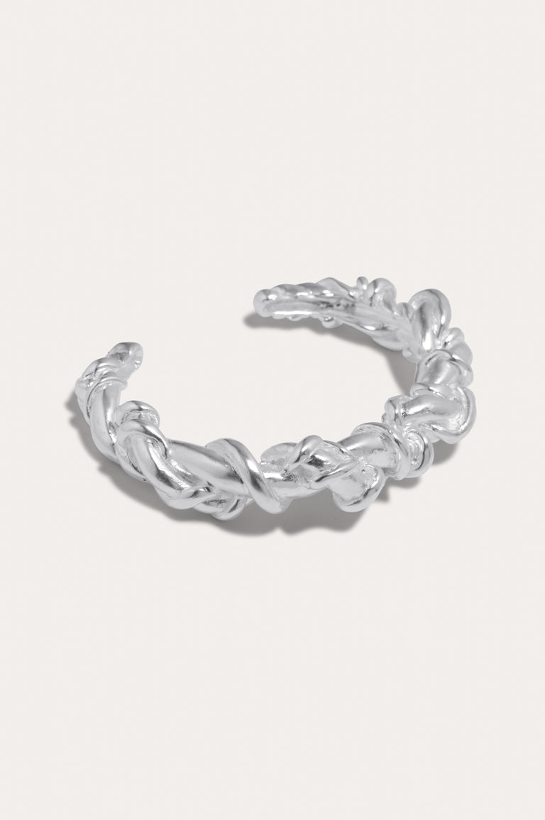 Labyrinth - Silver Plated Cuff