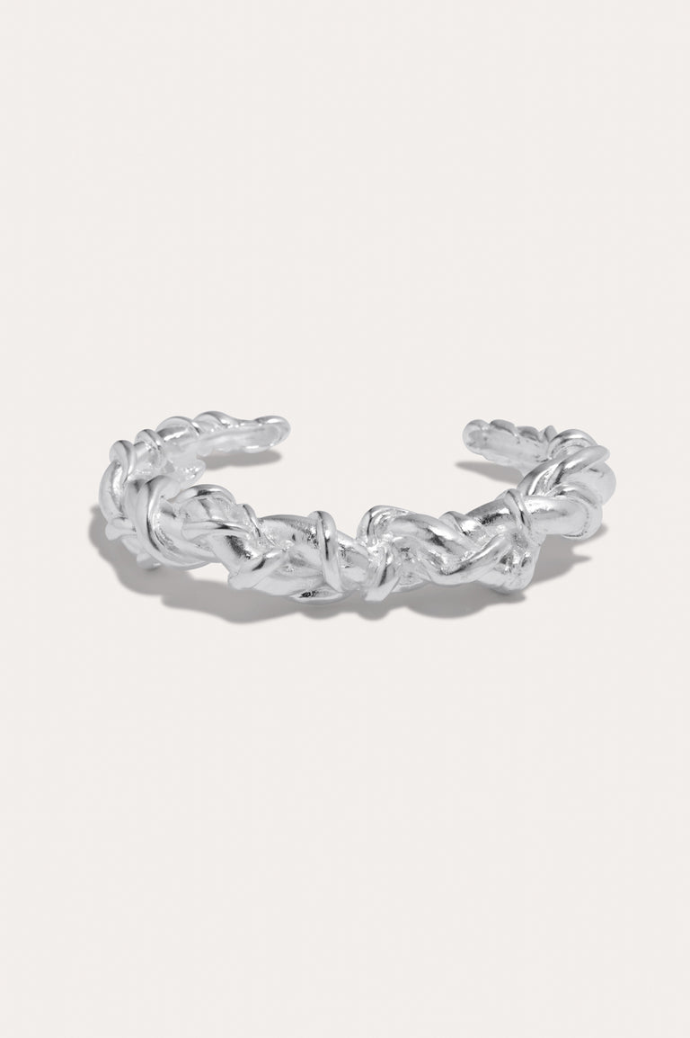 Labyrinth - Silver Plated Cuff