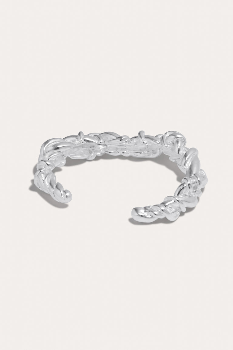 Labyrinth - Silver Plated Cuff