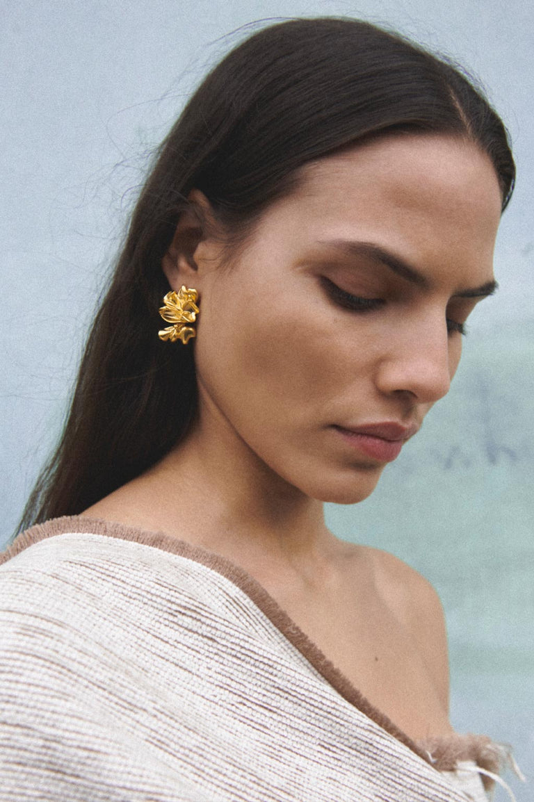 Splotch - Recycled Gold Vermeil Earrings