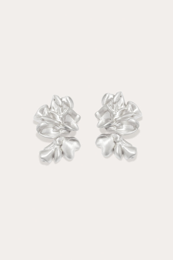 Splotch - Recycled Silver Earrings