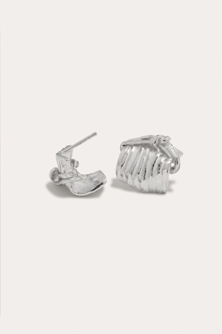 R2257 - Boucles d'oreilles en argent recyclé