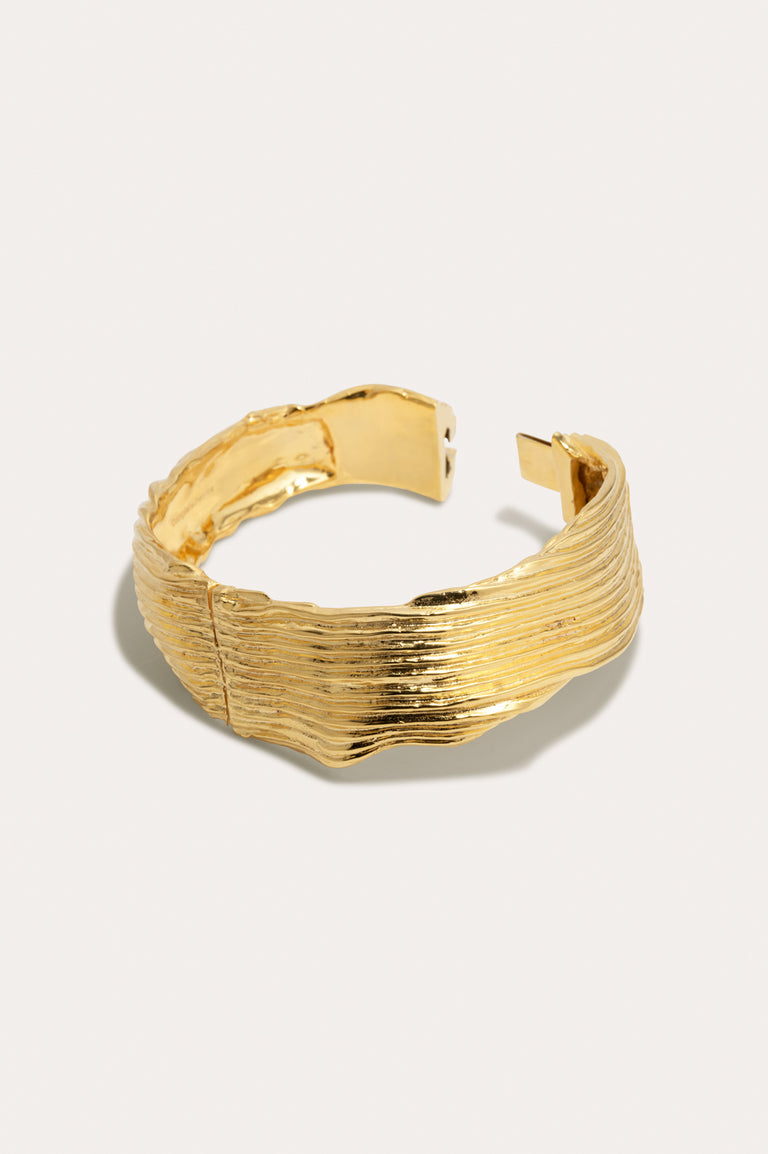 Destiny’s Tributaries - Gold Plated Cuff