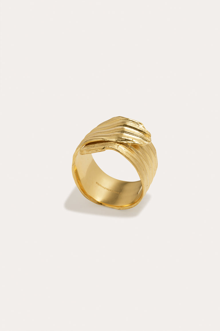 Destiny’s Tributaries - Gold Plated Ring