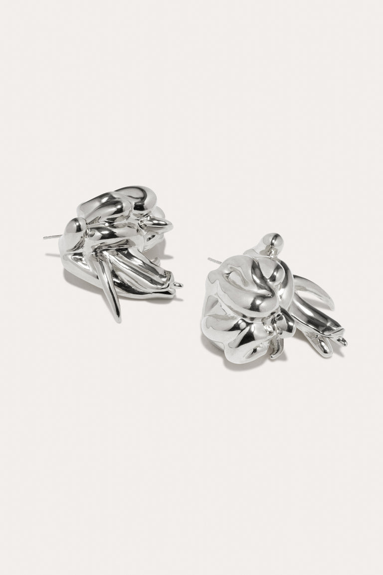 R2265 - Boucles d'oreilles en argent recyclé