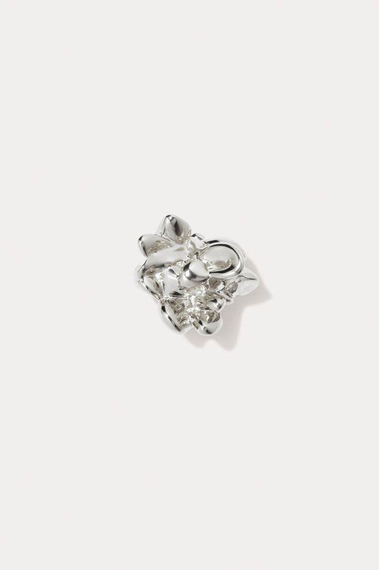General Strike - Silver Plated Ear Cuff